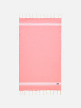 Handtuch aus rosa Fluo-Baumwolle