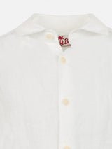 Kid white linen shirt Agnes