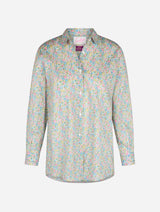 Woman cotton shirt Brigitte with Emma & Georgina print  | MADE WITH LIBERTY FABRIC