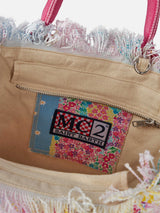 Flowers cotton canvas Colette handbag