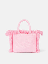 Colette rosa Frottee-Handtasche