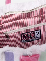 Terry striped Colette Sponge handbag
