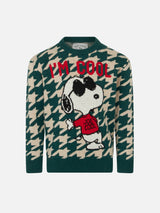 Boy crewneck sweater with Snoopy jacquard print | SNOOPY - PEANUTS™ SPECIAL EDITION