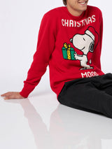 Maglia da uomo stampa Snoopy Christmas Mood | Edizione speciale Peanuts™