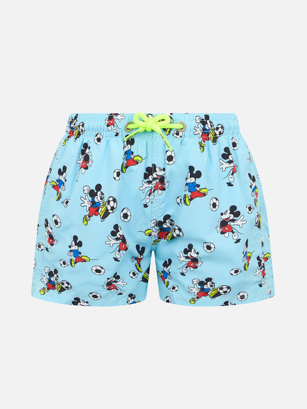 Badeshorts für Jungen aus leichtem Stoff von Jean Lighting mit Mickey-Mouse-Aufdruck | ©DISNEY SONDEREDITION