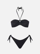 Bikini a fascia donna colore nero