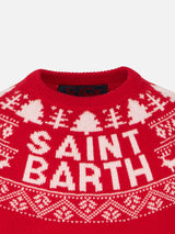 Saint Barth Norwegian print boy sweater