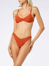 Damen-Bralette-Bikini aus Lurex