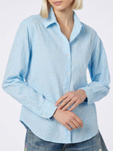 Klassisches Sangallo-Baumwollhemd für Damen Meredith