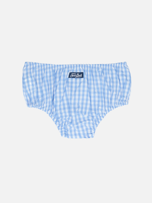 Infant bloomers Pimmy with gingham print