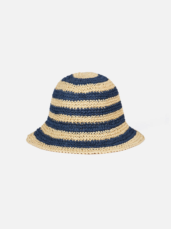 Bucket-style straw hat Polly