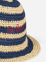 Bucket-style straw hat Polly
