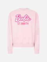 Woman fleece sweatshirt with Barbie St. Barth print | BARBIE SPECIAL EDITION