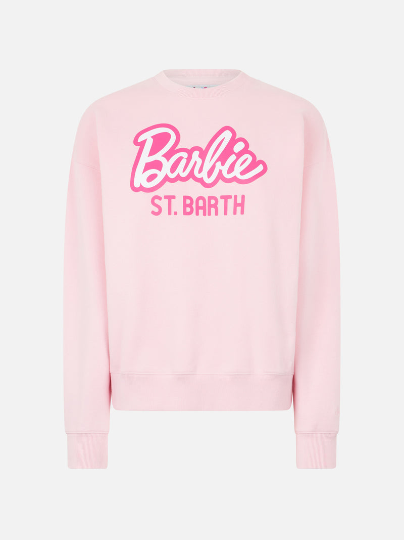 Damen-Fleece-Sweatshirt mit Barbie St. Barth-Aufdruck | BARBIE-SONDEREDITION