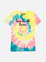 Sun Lover embroidered t-shirt