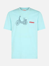 Herren-Baumwoll-T-Shirt Austin mit Ciao-Stickerei | PIAGGIO SONDEREDITION
