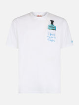 Man cotton t-shirt Austin with Portofino Gin embroidery | PORTOFINO DRY GIN SPECIAL EDITION