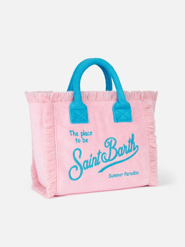 Pink terry Colette Sponge handbag
