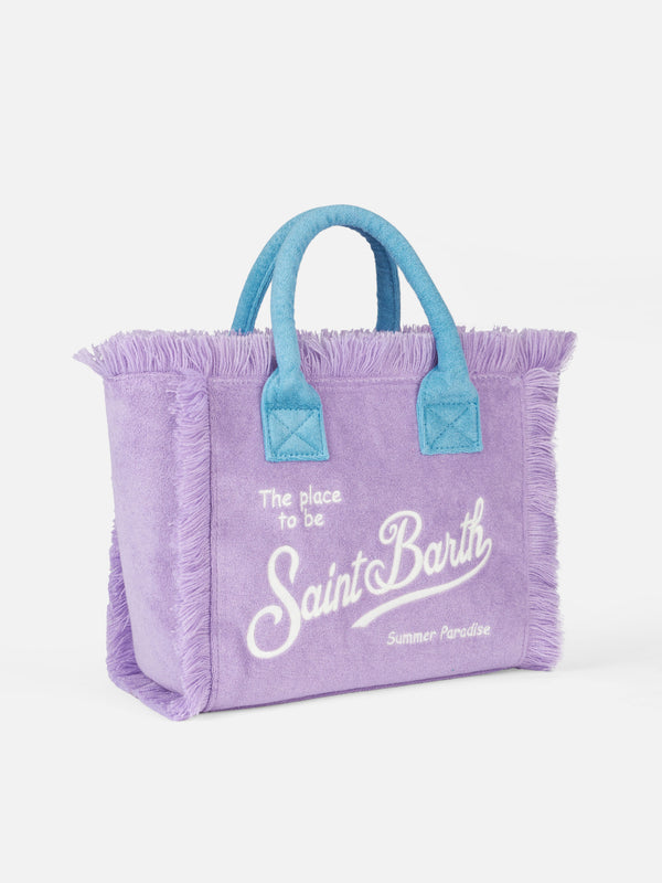 Lilac terry Colette Sponge handbag