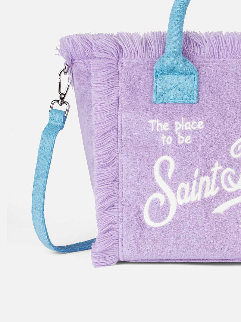Lilac terry Colette Sponge handbag