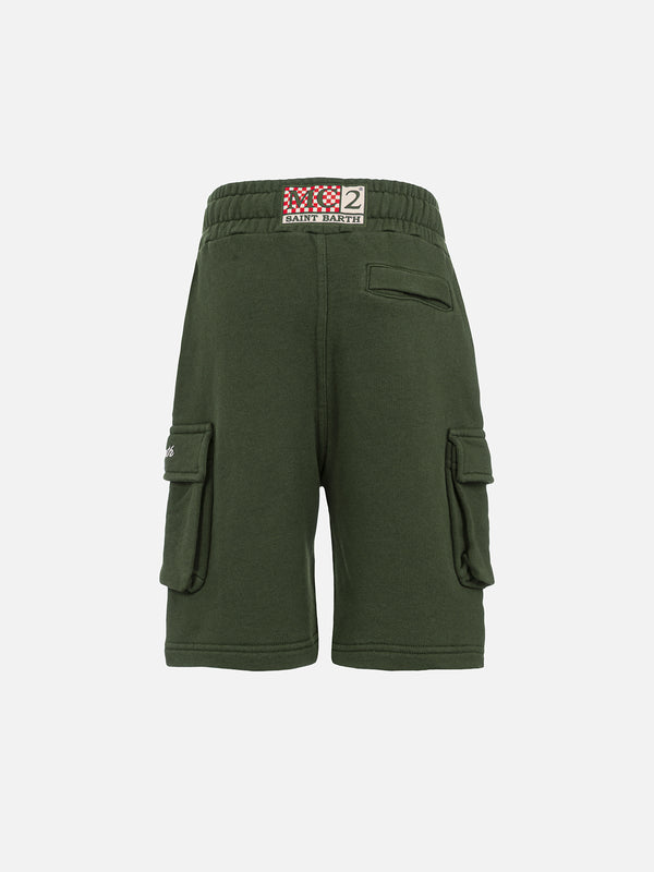 Boy military green cargo short pants Cargy