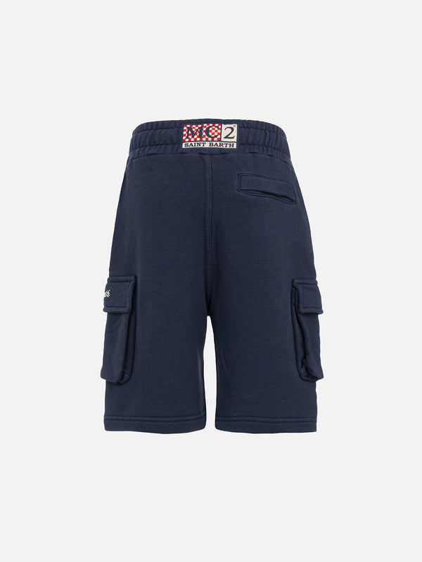 Boy navy blue cargo short pants Cargy