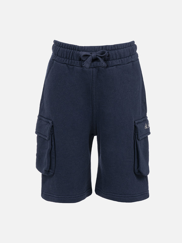 Boy navy blue cargo short pants Cargy