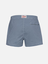 Man fitted cut swim shorts Harrys with gingham print