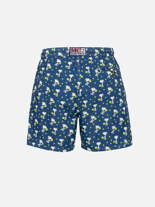 Man lightweight fabric swim-shorts Lighting Micro Fantasy with Snoopy padel print | SNOOPY PEANUTS™ SPECIAL EDITION