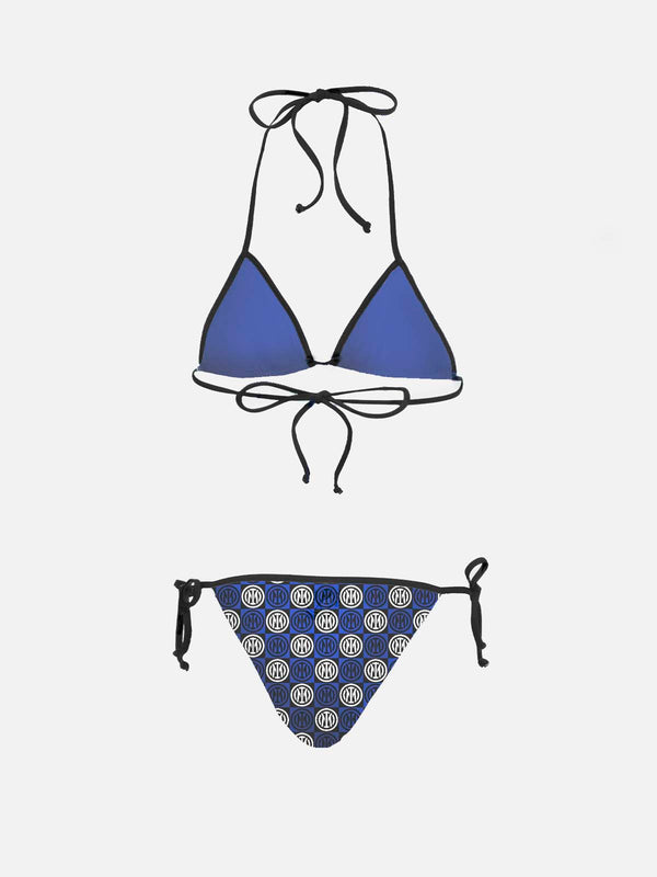 Woman triangle bikini Maleah with Inter loghi print | INTER FC SPECIAL EDITION