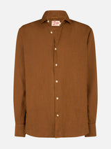 Man camel linen shirt Pamplona