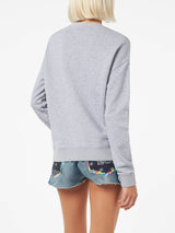 Woman grey cotton Stardust sweatshirt
