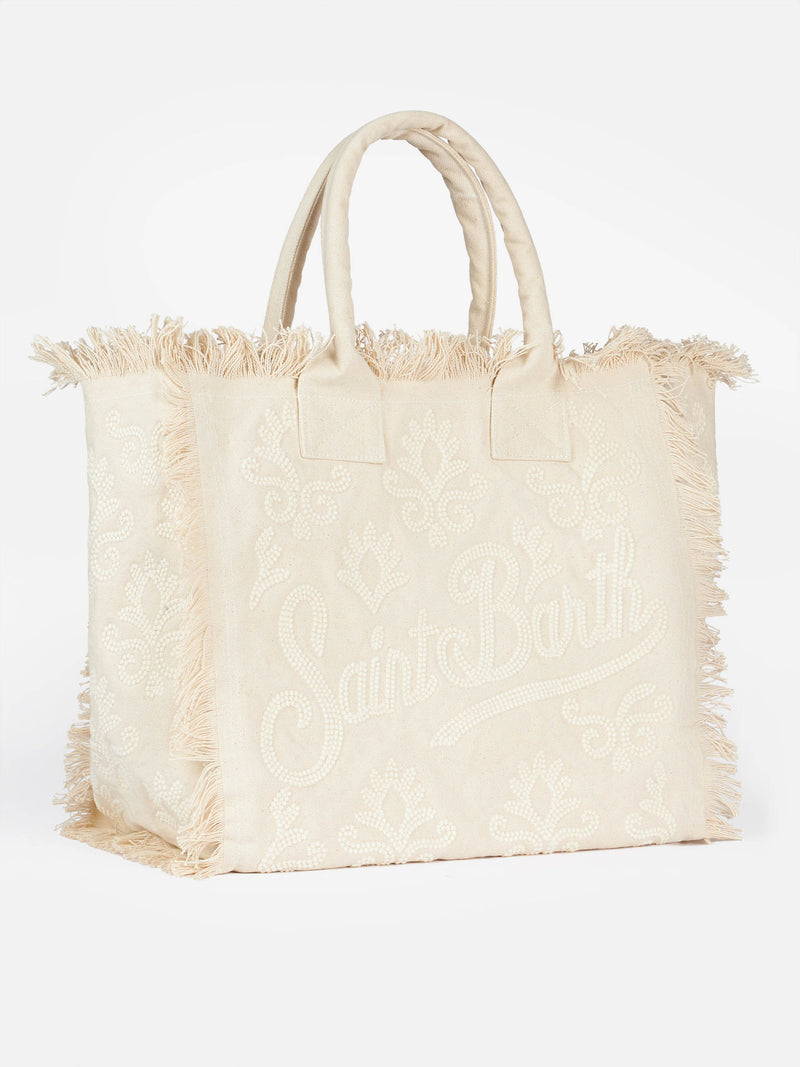 Vanity Rug white tote bag