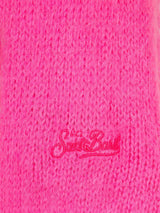 Girl brushed crewneck sweater with Apres chic lettering