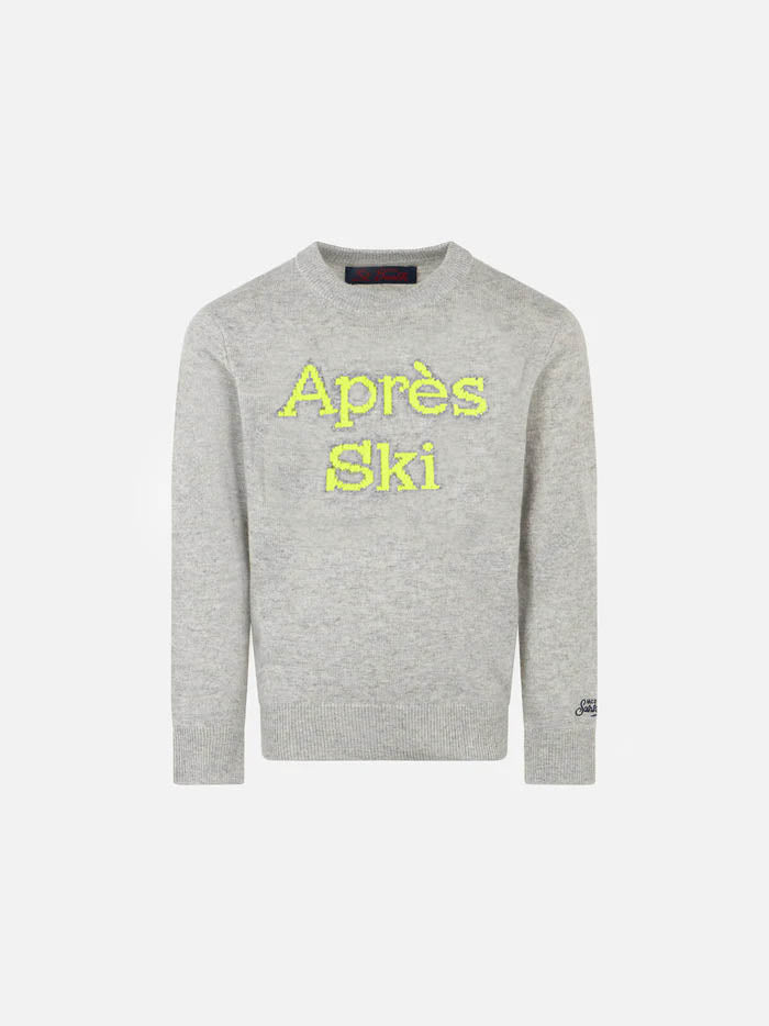 Après-Ski boy's grey sweater