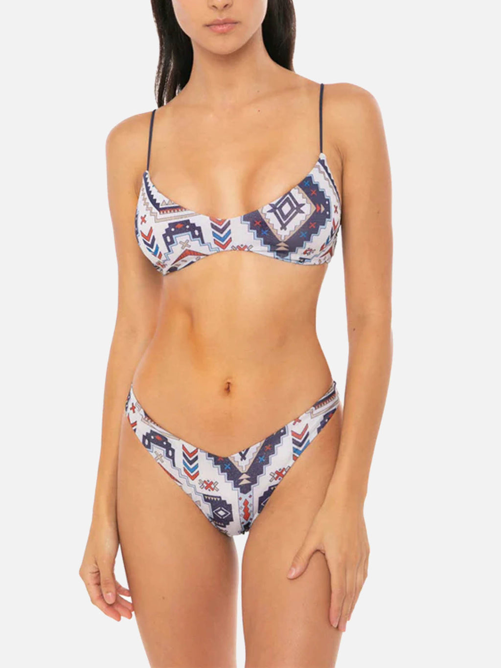 Aztec style glitter bralette bikini – MC2 Saint Barth