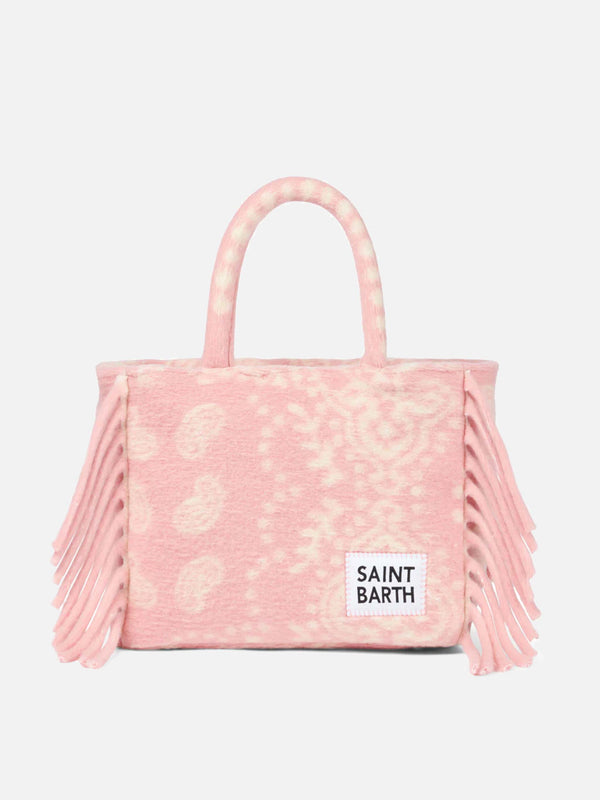 Colette blanket handbag with bandanna print