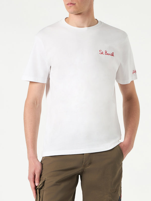 Herren-T-Shirt aus Baumwolle mit Bart-Engel-Aufdruck | DIE SIMPSONS-SONDERAUSGABE