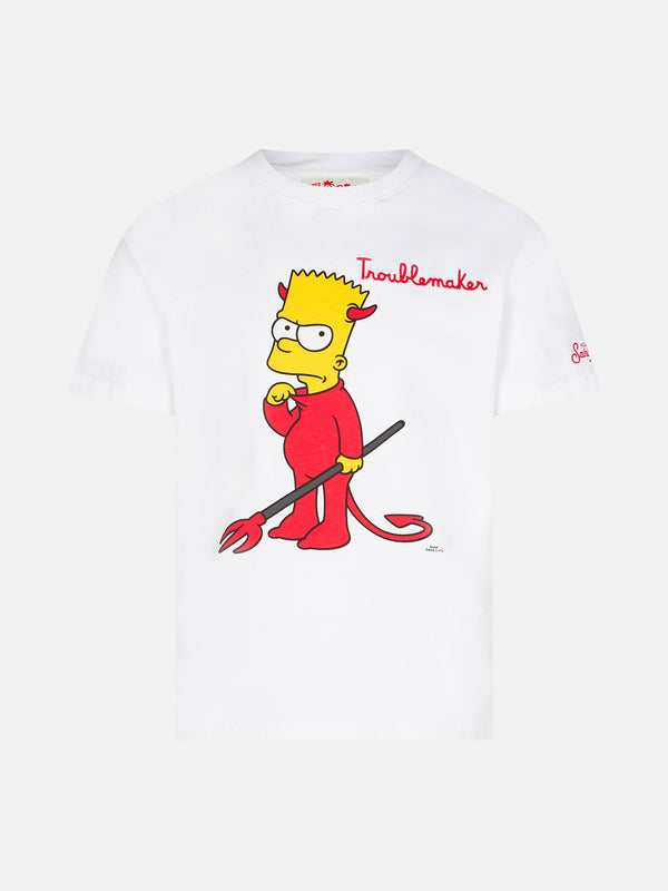 T-shirt da bambino in cotone con stampa Devil Bart | THE SIMPSON SPECIAL EDITION