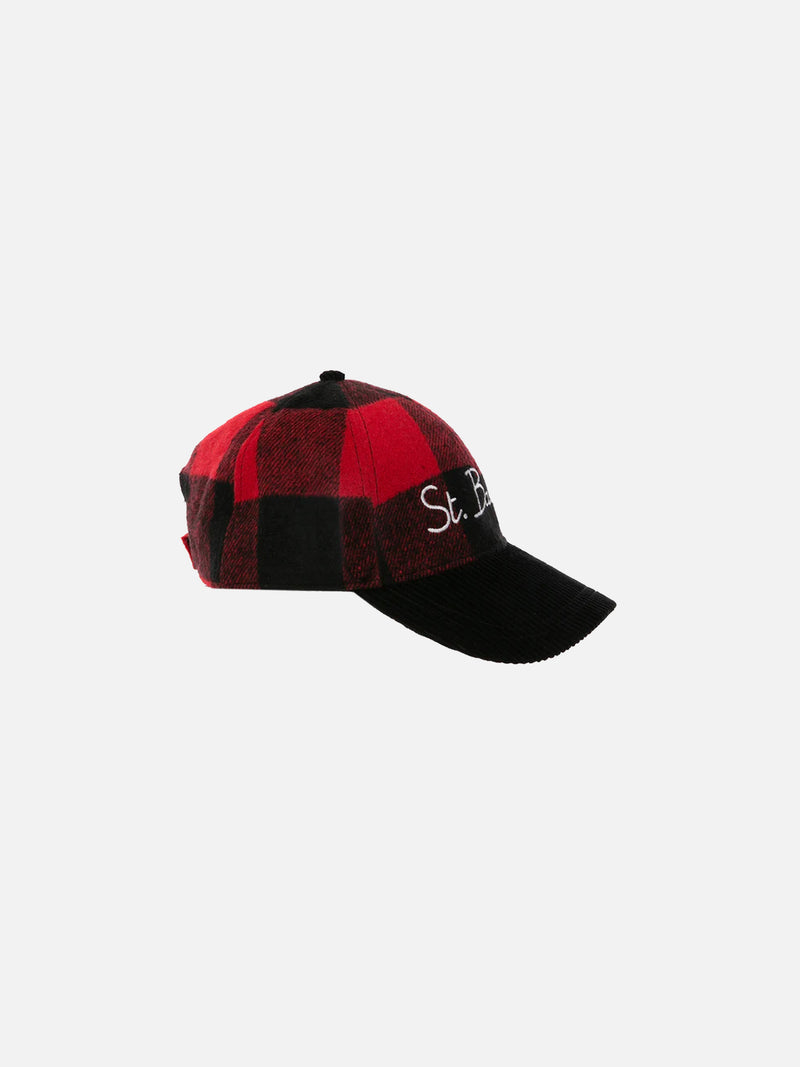 Baseball cap with St. Barth embroidery