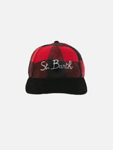 Baseball cap with St. Barth embroidery
