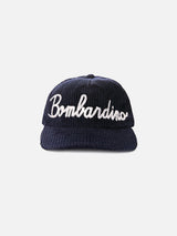 Baseball corduroy cap with Bombardino embroidery