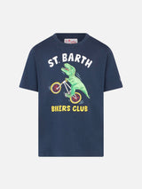 Biker-Dino-Jungen-T-Shirt