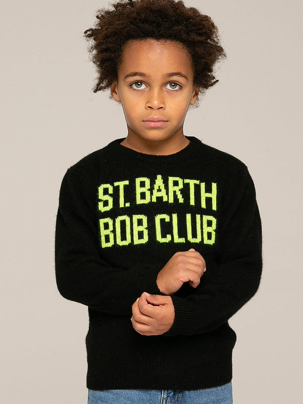 Maglia da bambino stampa St. Barth Bob Club