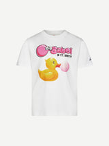 Baumwoll-T-Shirt für Jungen mit Enten-Big-Babol-Aufdruck | GROSSE BABOL® SONDEREDITION