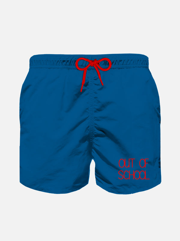 Boy navy blue swim shorts