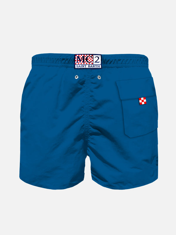 Boy navy blue swim shorts