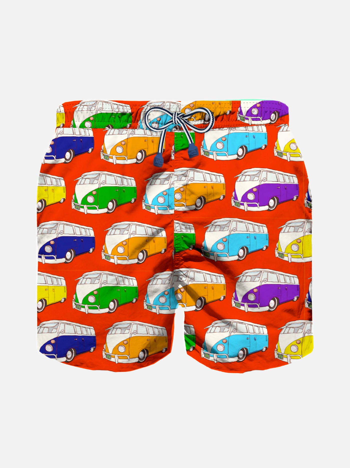 Van print boy light fabric swim shorts – MC2 Saint Barth