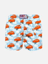 Boy swim shorts with Fiat 500 car print | FIAT© Special Edition