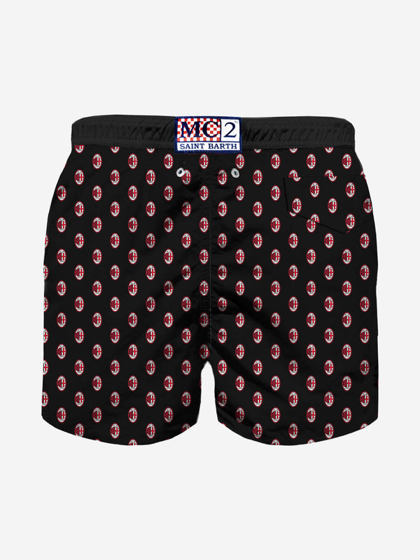 Boy swim shorts with Milan pattern | MILAN SPECIAL EDITION